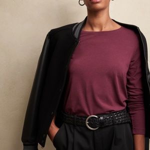 Timeless Red Long Sleeve Tee Shirt